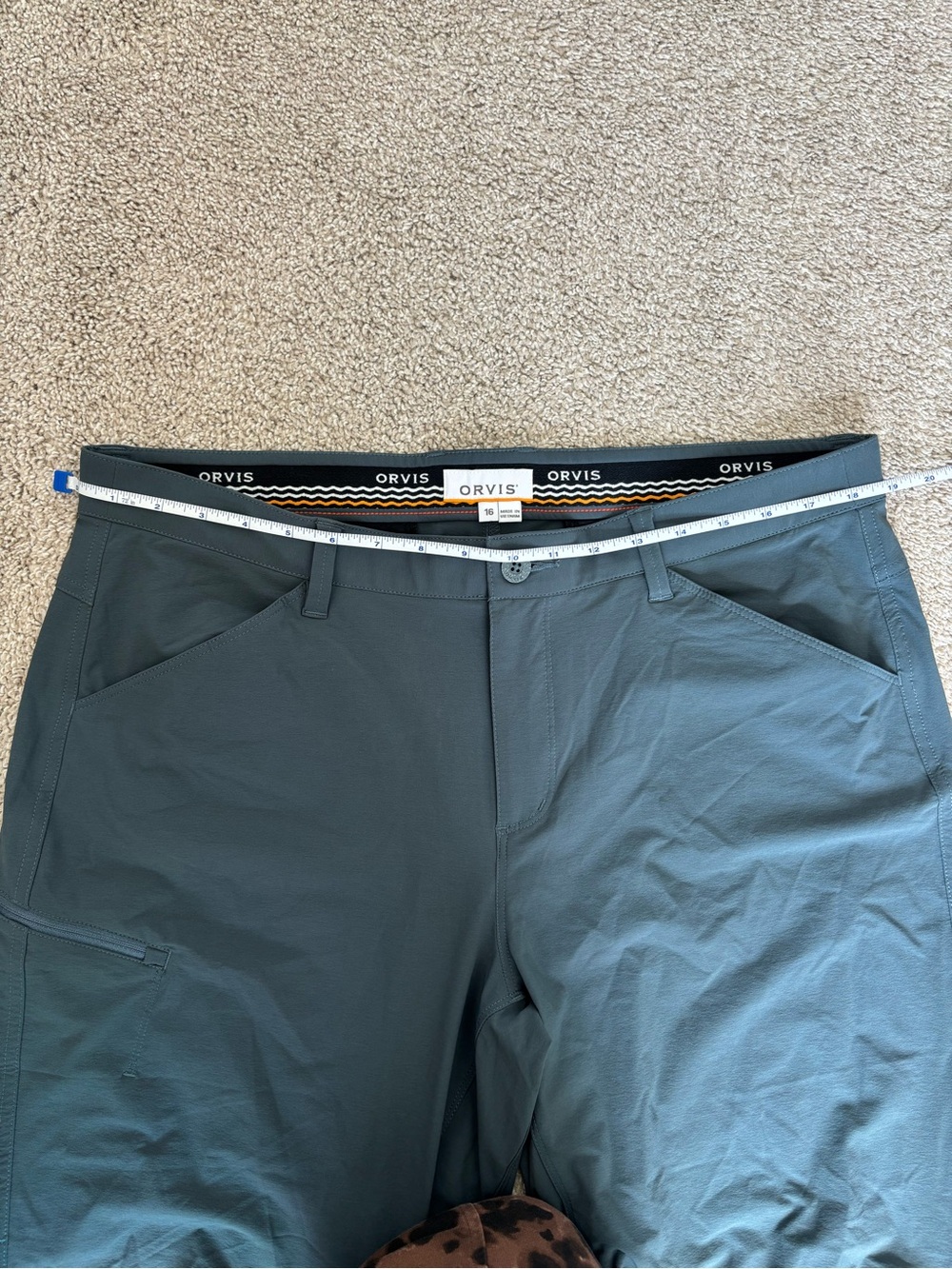 Orvis Women’s Size 16 Gray Hiking Pants Outdoor Travel Utility Straight Leg - Picture 8 of 16